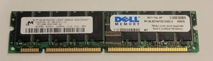 MICRON 512MB MT18LSDT6472G-133D2 PC133R-333-542-G2 133MHZ CL3 MEMORY Sealed New - Picture 1 of 7