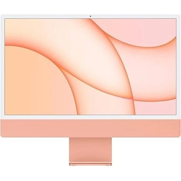 2021 Apple iMac M1 чип с 8-ядерным процессором (24 дюйма, 16 ГБ RAM, 1 ТБ SSD) оранжевый - Изображение 1 из 3