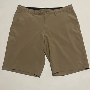 Da Hui Shorts Mens Size 36 X 11 Beige Tan Khaki Chino Casual Beach 5 Pockets - Picture 1 of 8