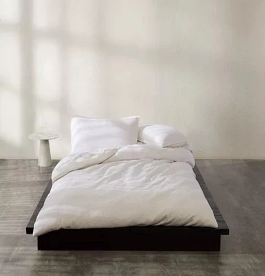 Calvin Klein "现代罗纹 Matelasse" Heathered 象牙色,女王被套,全新! — 第 1/4 张图片