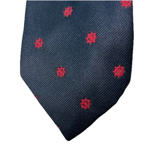 Cravatta British Fashions Ltd tema capitano di mare vintage - Foto 1 di 7