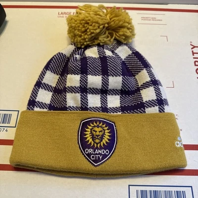 Orlando City Sc Winter Hat Adidas New - Image 1 of 4