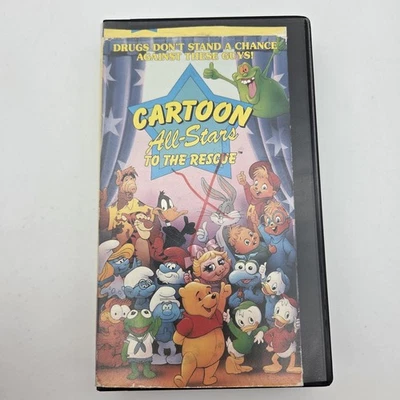 Cartoon All-Stars To The Rescue VHS 1990 McDonald's Disney Looney Tunes - Imagen 1 de 4