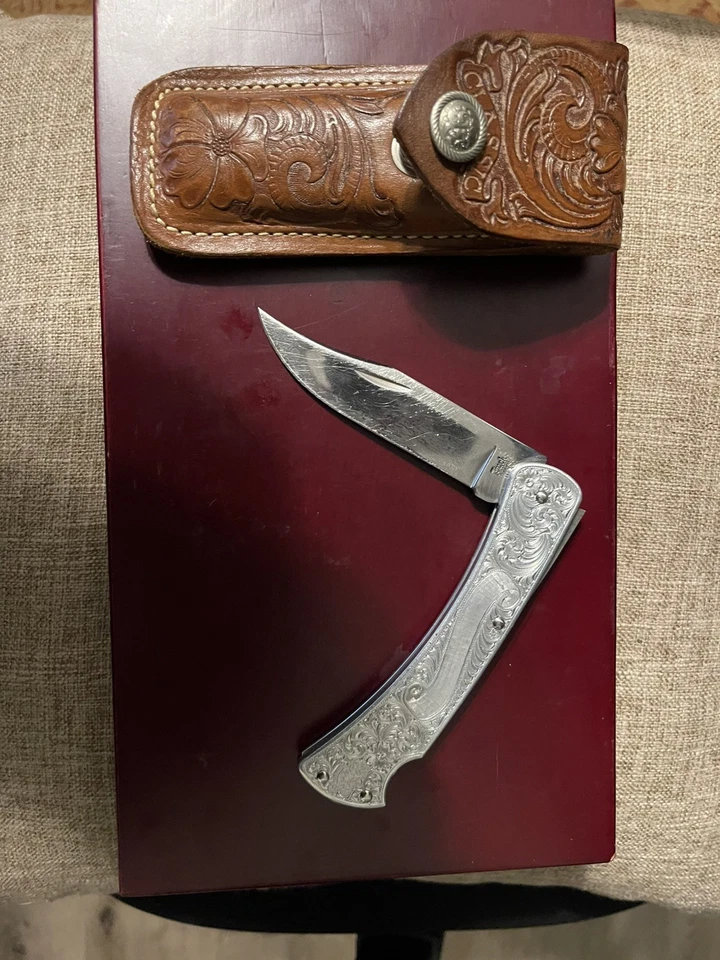 CUCHILLO BUCK CLASSIC 111 RARO VINTAGE Usado Plegable - Con Funda - Sin Caja Foto 1 de 3