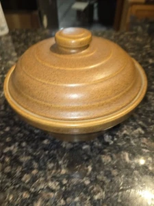 Vintage MONMOUTH ILL USA large Serving Bowl Mojave Brown Speckled 8.5" diameter - Picture 1 of 7