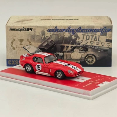1/64 Shelby Cobra Daytona Coupe Diecast Toy Car Model Collection Fine Works Gift - Image 1 of 4