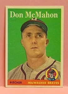 1958 Topps Don McMahon #147 RC Milwaukee Braves EX - Picture 1 of 2