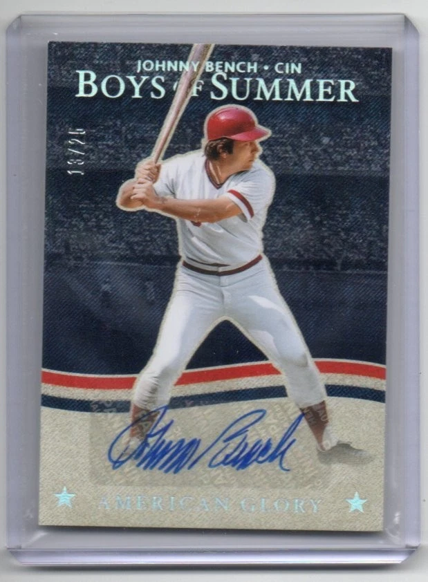 Banco Johnny automático de béisbol Panini Boys of Summer 2025 13/25 Foto 1 de 1