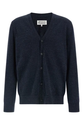 MAISON MARGIELA Blue Wool Cardigan New & Authentic - Image 1 of 4