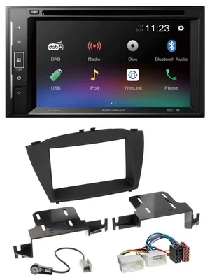 Pioneer Bluetooth MP3 USB 2DIN DAB DVD Autoradio für Hyundai ix35 (ab 2013) - Bild 1 von 4