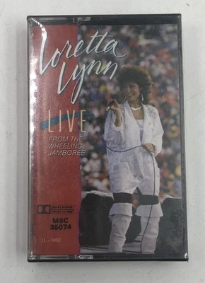 LORETTA LYNN--LIVE FROM THE WHEELING JAMBOREE CASSETTE BRAND NEW SEALED NOS - Image 1 of 4