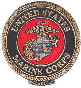 MARINE CORPS USMC EGA MILITÄR LOGO 2,5" KÜHLSCHRANKMAGNET HERGESTELLT IN USA - Bild 1 von 1