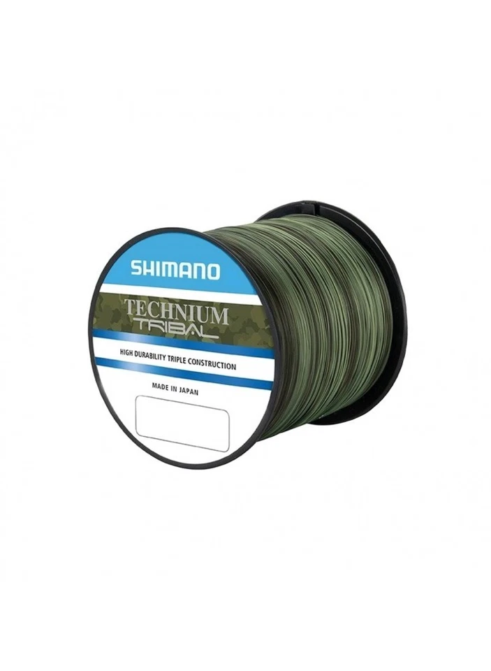 Línea de carpa tribal Shimano Technium 1250-1100 m camuflaje fuerte baja memoria Foto 1 de 1