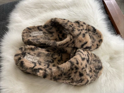 Sandalias de plataforma difusa Cheetah Jessica Simpson talla 9 Foto 1 de 3