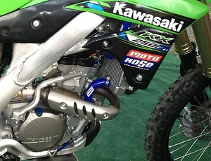 KAWASAKI KXF250 2011 2012 2013 2014 2015 2016 MOTO HOSE COLORED Y HOSE KIT GREEN - Bild 1 von 1
