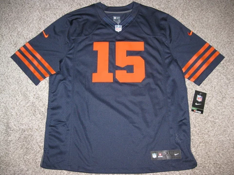 Brandon Marshall Chicago Bears Mens Navy Blue Throwback Nike Limited Jersey Cover