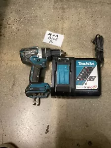 Makita XPH12 18V Cordless Drill Chucks Brushless 1/2 inch With Charger - Blue - Picture 1 of 3