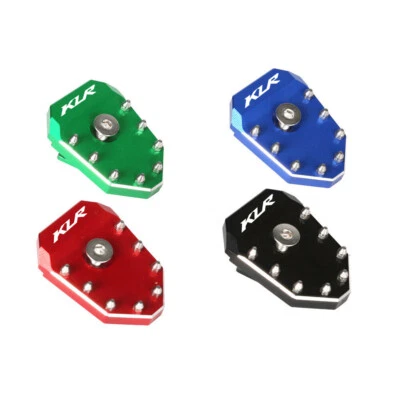 KLR LOGO Foot Brake Pedal Footrest Extension Pad For Kawasaki KLR650 2008-2024 — 第 1/4 张图片