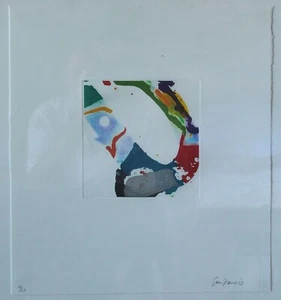 Sam Francis Lithograph Large Original Hand Signed Abstract Color Framed 1992 - Picture 1 of 1