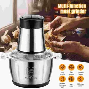 300W Electric Food Vege Chopper Food Processor Kitchen Meat Grinder Mixer 3L US - Picture 1 of 11