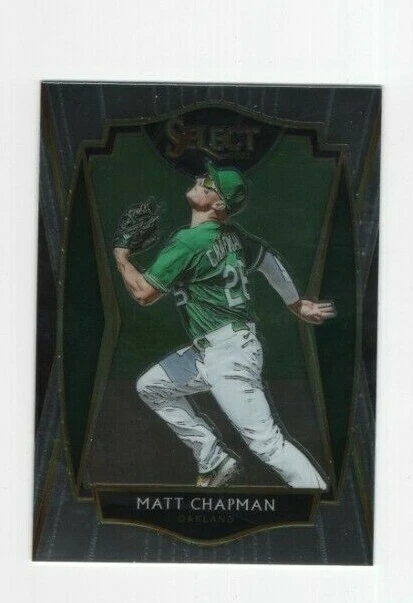 2021 PANINI SELECT PREMIER LEVEL MATT CHAPMAN OAKLAND ATHLETICS #194 - Image 1 of 1