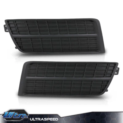 Par apto para Cadillac SRX SUV camión luz antiniebla lámpara agujero negro cubierta izquierda derecha kit Foto 1 de 4