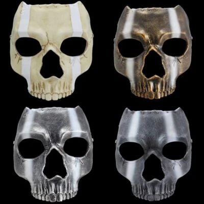 Call of Duty: Warzone 2.0 Ghost Skull Mask Halloween Cosplay Props Resin Masks - Image 1 of 4