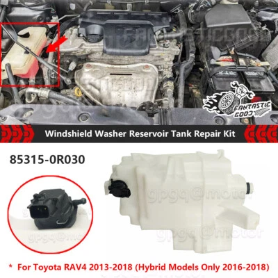 For Toyota RAV4 2013-2018 Washer Fluid Reservoir Windshield Tank # 85315-0R030 - Image 1 of 4