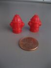 O or S Scale, 2 Fire Hydrants, Stand 13/16 inches Tall
