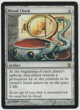 Magic The Gathering 1x BLOOD CLOCK - Saviors Of Kamigawa Artifacts Rare NM