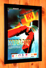 Wipeout 2097 Amiga Sega Saturn PS1 Vintage Mały plakat promocyjny / strona reklamy oprawiona