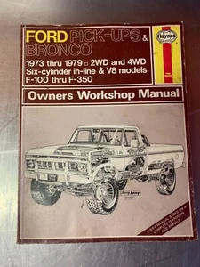 Ford Pick-ups & Broncos Repair Manual 1973-1979 by Haynes (Used). B39 - Picture 1 of 5