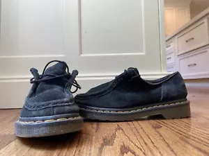 Doc Martin Redford Black Suede Oxford Shoes Men's Size 7US - Picture 1 of 16