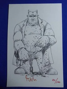 CHAINGANG EDICIÓN LIMITADA 11X17 IMPRESIÓN #32/100 POR JOE VIGILIA FIRMADA - Imagen 1 de 1