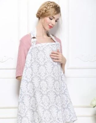 Baby Breastfeeding Nursing Cover Maternity 100% Cotton Stroller Sunshade Blanket - image 1 of 4