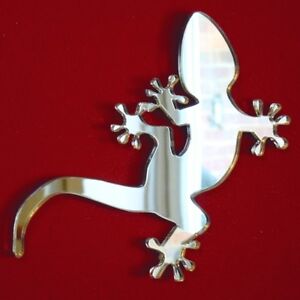 Gecko Lizard Shaped Acrylic Mirrors (Several Sizes Available)