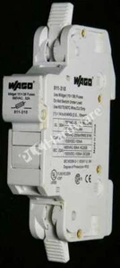 WAGO 811-310 2-conductor Fuse Terminal Block for Cylindrical Fuses 10 x 38 mm  - Picture 1 of 4