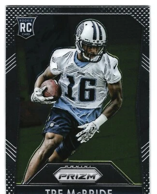 2015 Panini Prizm Football Tre McBride Rookie Tennessee Titans #294 - Image 1 of 2