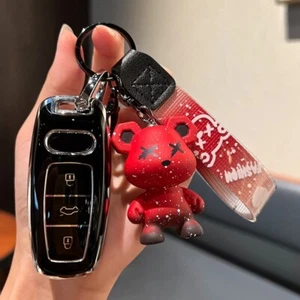 Protector cover AUDI new smart key for TT A4-B9 A5 Q5 S5 Q7 2018-2023 Black - Picture 1 of 6