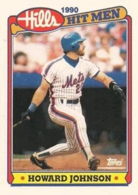 1990 Topps Hills Hit Men Baseball #33 Howard Johnson New York Mets - Image 1 of 2