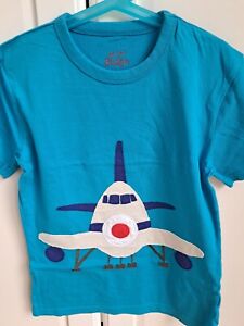 T-Shirt Mini Boden 7-8 Jahre Flugzeug