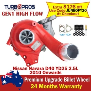 GEN1 High Flow Turbo No Actuator For Nissan Navara D40 YD25 2.5L 2010 Onwards - Bild 1 von 13