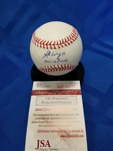 Colton Wong handsignierter MLB Manfred Baseball. JSA authentifiziert. - Bild 1 von 3