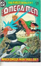 OMEGA MEN #4 1983 DC WHO'S THE FIRST FATALITY- GREEN-c/a/ GIFFEN/DECARLO...VG