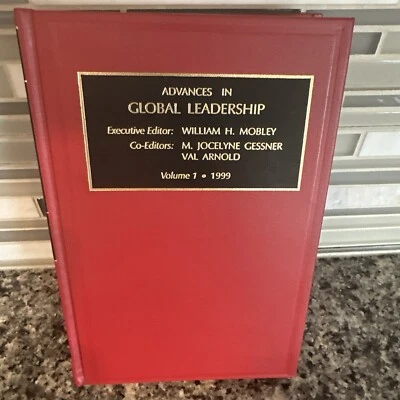Advances in Global Leadership Book by William H. Mobley Gessner Hardcover Vol 1 - Image 1 of 4