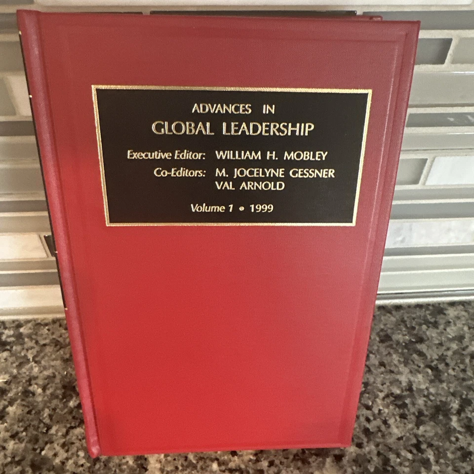 Advances in Global Leadership Book by William H. Mobley Gessner Hardcover Vol 1 - Image 1 of 4
