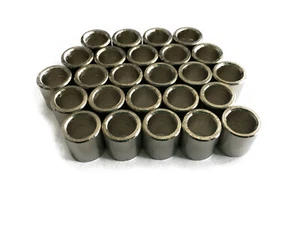 Chromed Spacers - Length: 7/16"/12mm OD: 7/16"/12mm ID: 5/16"/8mm (25pcs) - Picture 1 of 1