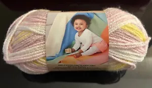 Big Twist Baby RING AROUND THE ROSEY Yarn - Purple, pink, white , yellow - NEW - Picture 1 of 10