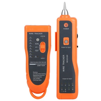 XQ350 Cat5 Cat6 RJ45 LAN Network Cable Tester Line Finder Telephone Wire Tracker - Image 1 of 4