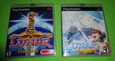 Empty Custom Replacement Cases! LUNAR SILVER STORY Eternal Blue PS1 PS2 PS3